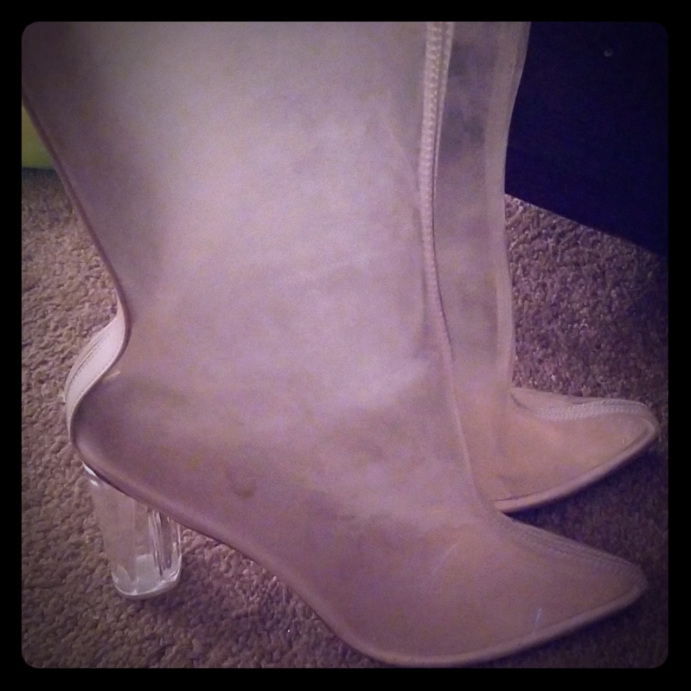 Ego clear transparent boots